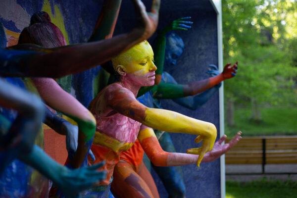 Танец страсти в центре Москвы. Открытие уличной программы Чеховского фестиваля