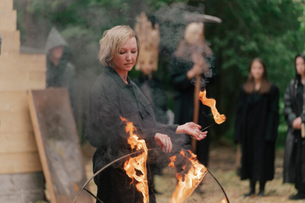 «Арх.Стояние под дождём». Фестиваль «Архстояние» 2023, арт-парк Никола-Ленивец